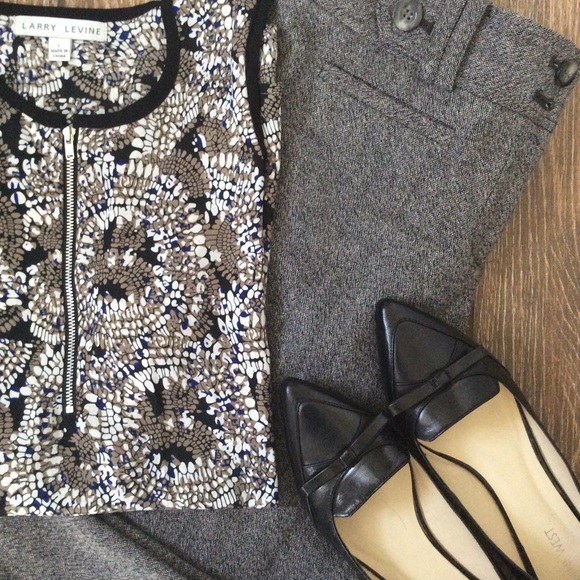 Ann Taylor Pants - Ann Taylor Signature Fit Size 6 Gray Cuffed Pants